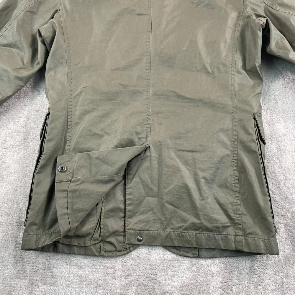 Banana Republic Olive Blazer‎ Jacket Men XS Seaweed Utility Safari Hybrid Zip Up